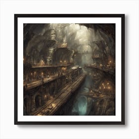 Fantasy City 1 Art Print