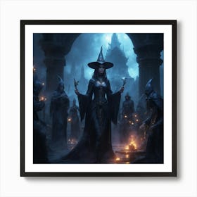 Witches 2 Art Print