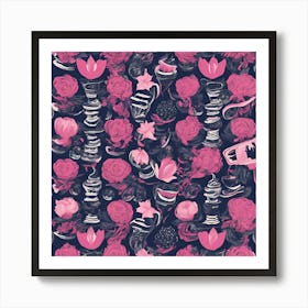 Pink Roses Art Print