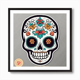 Sugar Skull 9 Art Print