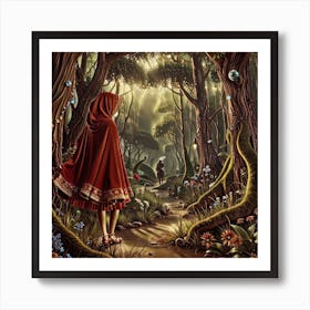 Little Red Riding Hood Art Print
