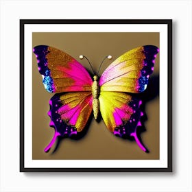 Butterfly 3d Art Print