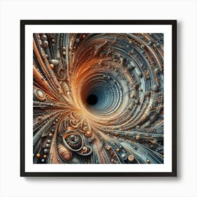 Fractal Vortex 2 Art Print