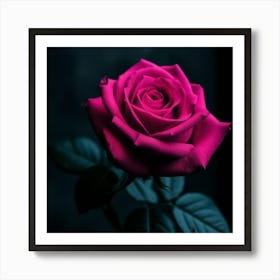 Pink Rose Affiche