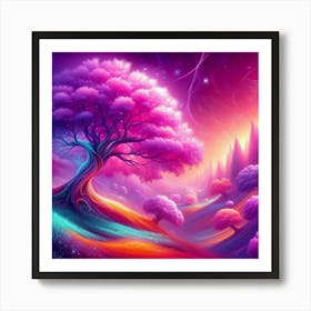 Tree In The Sky 56 Art Print