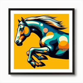 Colorful Horse 1 Art Print