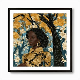 Woman In Gold Art Print