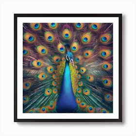 Peacock Art Print