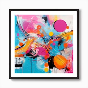 Juangisme Mindless Journey Abstract Art #5 Art Print