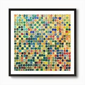 Mosaic Tile Art Print