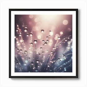 Water Droplet Stock Videos & Royalty-Free Footage Art Print