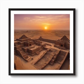 Egyptian Temple Art Print