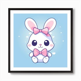 Cute Bunny Art Print