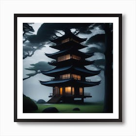 Pagoda 1 Art Print