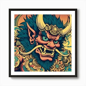 Oni S Wrath 5 Art Print