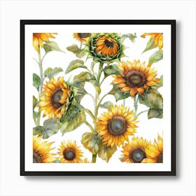 Sunflowers 16 Art Print