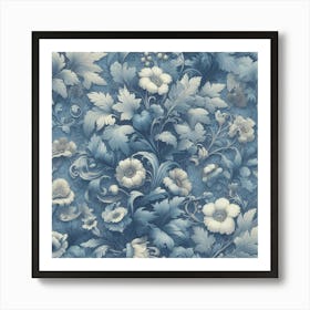 Floral Wallpaper Art Print