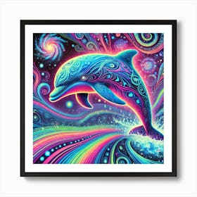 Dolphin Painting Art Print