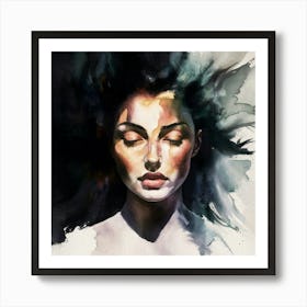 Portrait Of A Woman 40 Art Print