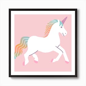 Rainbow Unicorn Art Print