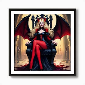 Devil Throne 1 Art Print