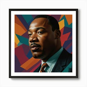 Martin Luther King Jr. 28 Art Print