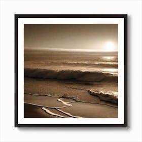 Photograph - Sunset At The Beach 2 Art Print