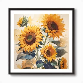 Sunflowers Art Print