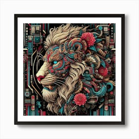 Lion Print 1 Art Print