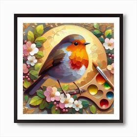 Bird Robin 5 Art Print