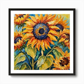 Sunflowers 1 Art Print