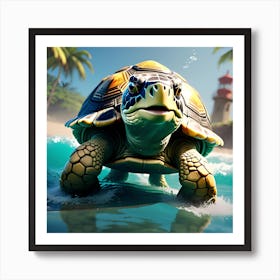 Turtle In The Sea 2 Poster