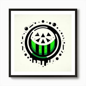 Watermelon Logo Art Print