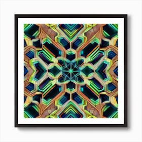 Abstract Fractal Pattern Art Print