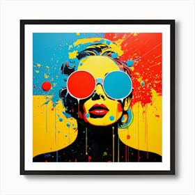 Abstract Retro Surrealism Pop Art Art Print