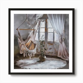 Hanging Chair Art Print