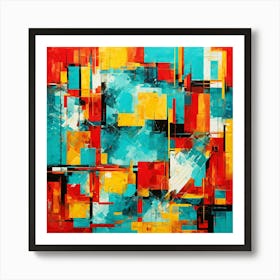 Abstract Painting 21 Art Print