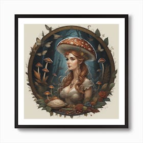 Fairy In The Forest Art Print