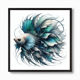 Mystical Fish Art Print