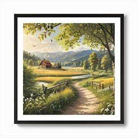 Country Road 13 Art Print