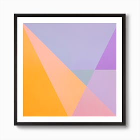 Modern Geometry XCVI Art Print