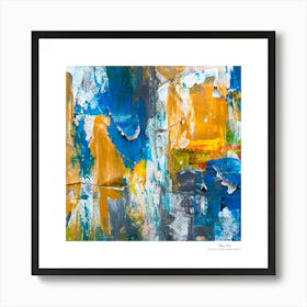 Contemporary art, modern art, mixing colors together, hope, renewal, strength, activity, vitality. American style.71 Art Print