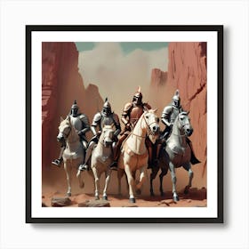 The 4 Horseman 3 Art Print