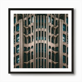 Abstract Modern Building Art Print