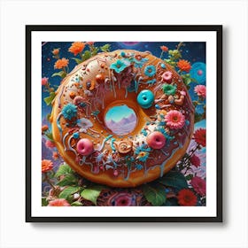 Donut Art Print