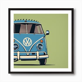 Vw campervan 1 Art Print