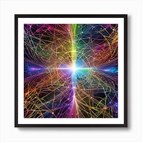 Abstract Psychedelic Art 3 Art Print