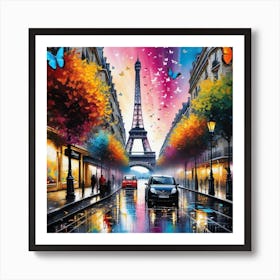 Paris Eiffel Tower 53 Art Print