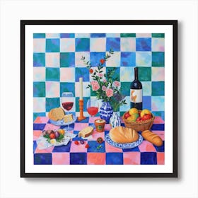 Trattoria Del Mosaico Trattoria Italian Food Kitchen Art Print