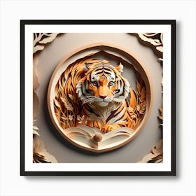 Tiger In The Forest 1 Art Print